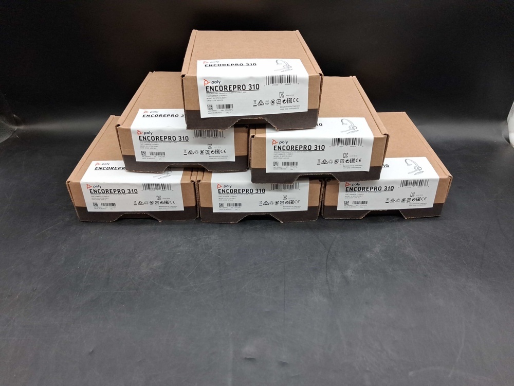 1547122-2 Headset, 6 pcs - Poly EncorePro 310, USB-C