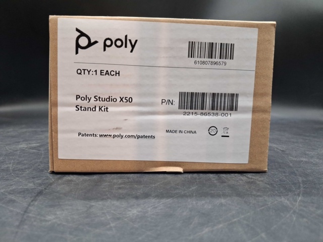 1547128-4 Videokonferensbarstativ, 2 st - Poly, för Studio X50
