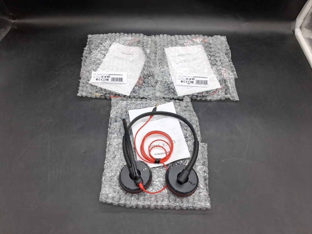 1547129-2 Headset, 3 pcs - Plantronics Blackwire 3225T