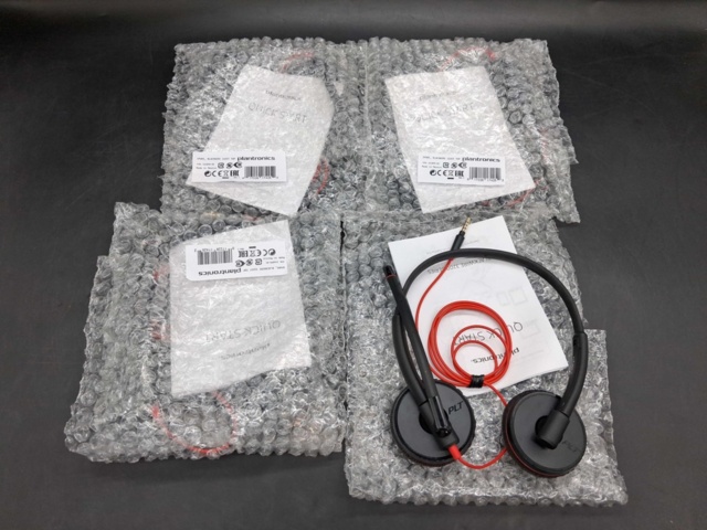 1547130-2 Headset, 4 st - Plantronics Blackwire 3225T