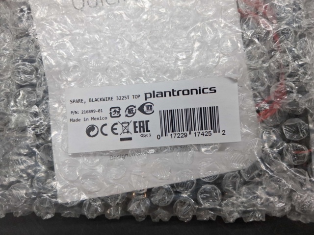 1547130-3 Headset, 4 st - Plantronics Blackwire 3225T