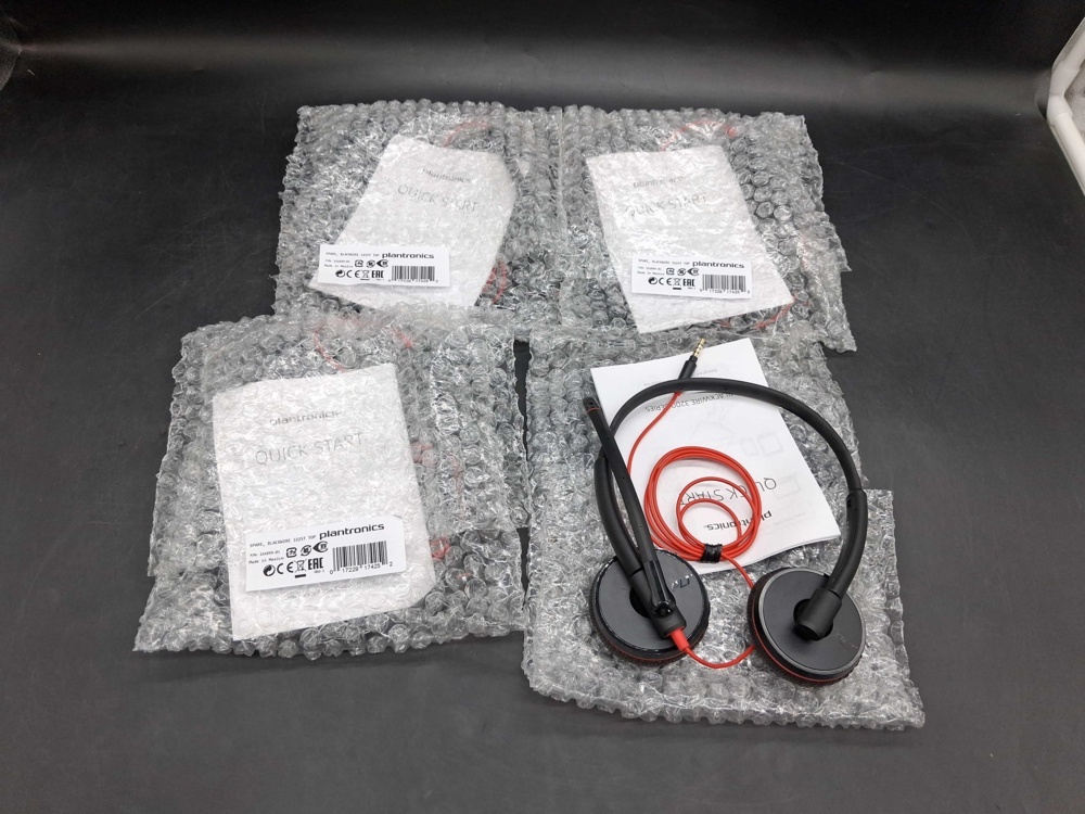 1547131-2 Headset, 4 pcs - Plantronics Blackwire 3225T