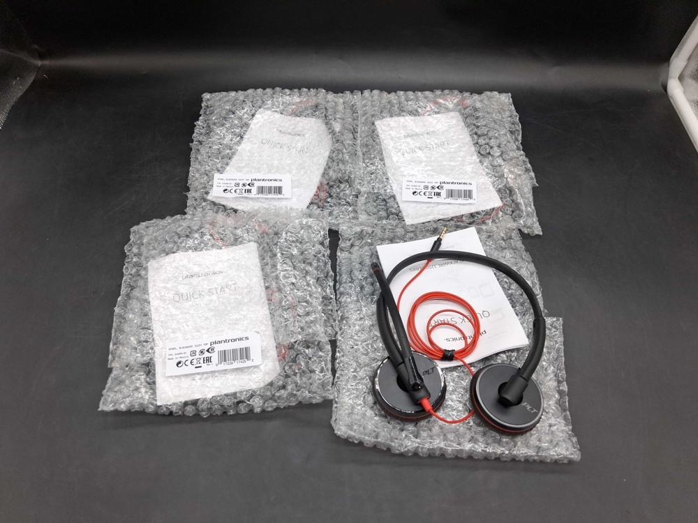 1547132-2 Headset, 4 pcs - Plantronics Blackwire 3225T