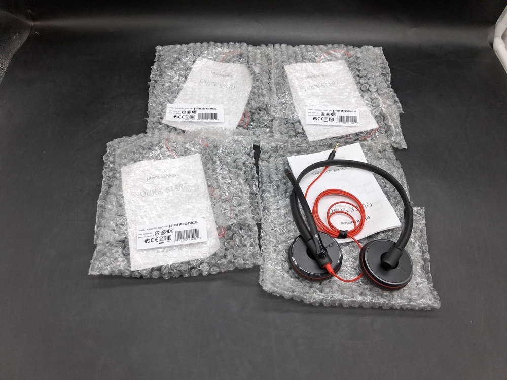 1547133-2 Headset, 4 pcs - Plantronics Blackwire 3225T