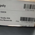 1547147-3 Skärmmonteringssats - Poly, Studio X50