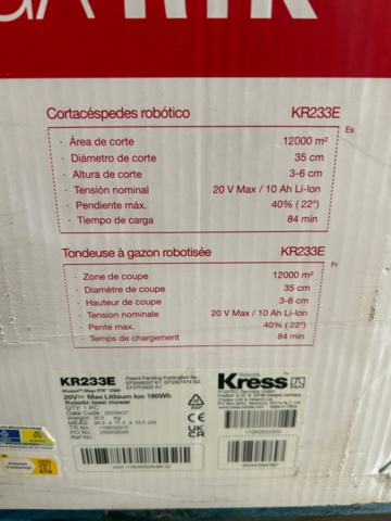 1436411-6 Robotgräsklippare - Kress