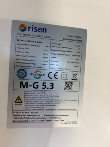 1531847-9 Solcellspaneler 36 st (Longi, Trina, Risen)