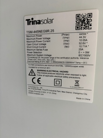 1531847-10 Solcellspaneler 36 st (Longi, Trina, Risen)