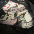 1547333-16 Lot of fabric rolls, 132 pieces - Various patterns and fabrics