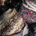1547333-18 Lot of fabric rolls, 132 pieces - Various patterns and fabrics