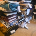 1547333-14 Lot of fabric rolls, 132 pieces - Various patterns and fabrics