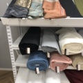 1547333-13 Lot of fabric rolls, 132 pieces - Various patterns and fabrics