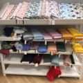 1547333-2 Lot of fabric rolls, 132 pieces - Various patterns and fabrics