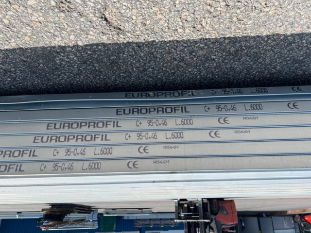 1091270-6 90 st Europrofil Stålreglar C+ 95-0,46 L 6000