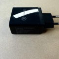 1547346-1 12 st Snabbladdande USB Väggadapter 4 Portar Svart - Fri frakt