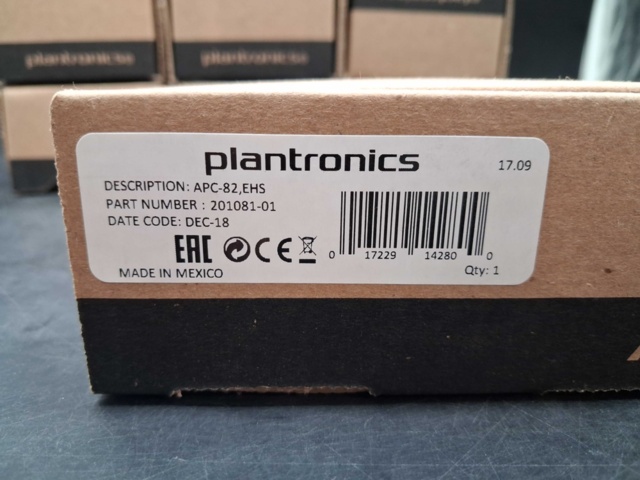 1547151-3 EHS adapter, 7 pcs - Plantronics APC-82, Savi Office & CS500