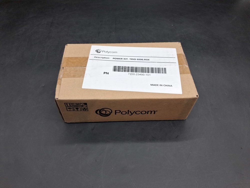1547152-2 Strömförsörjningskit, 3 st - Polycom, för Trio 8800, PoE-injektor