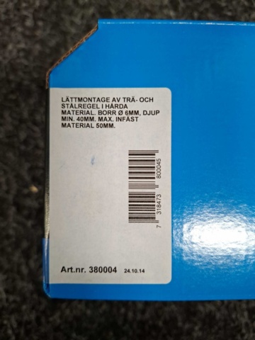 1546658-5 600 st Expanderspik 6.0x60 & 6.0x80mm, Gunnebo