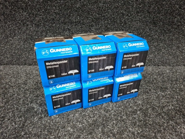 1546664-1 350 st Metallexpander 4/14E & 5/15E, Gunnebo