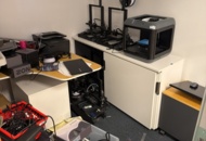 1533334 Samling med 3D-skrivare och elektronik (Reservdelsmaskiner)