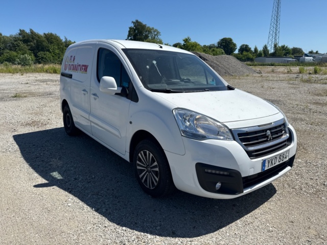 1436417-4 Peugeot Partner Van Utökad Last 1.6 BlueHDi Manuell, 99hk, -2017