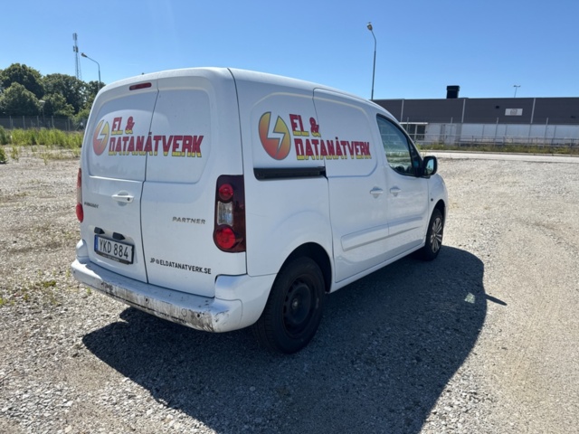 1436417-6 Peugeot Partner Van Utökad Last 1.6 BlueHDi Manuell, 99hk, -2017
