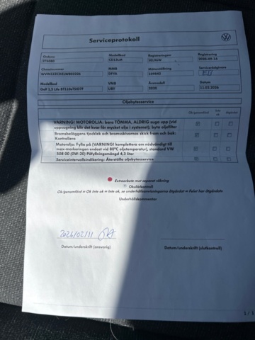 1368095-31 Volkswagen Golf 1.5 eTSI ACT OPF DSG Sekventiell, 150hk, -2020