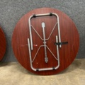1546361-4 5 pcs Folding tables - Ø140 cm