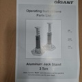 1544214-6 Pallbockar Gigant Aluminium 3,0ton