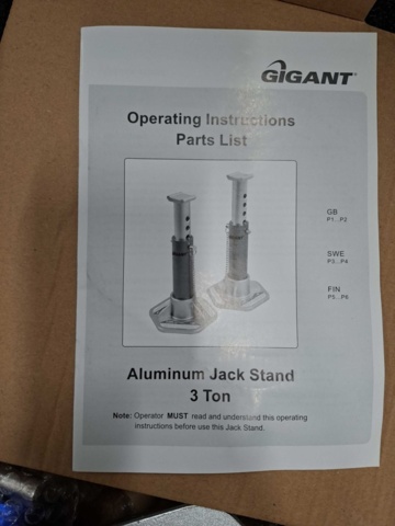 1544217-6 Pallbockar Gigant Aluminium 3,0ton