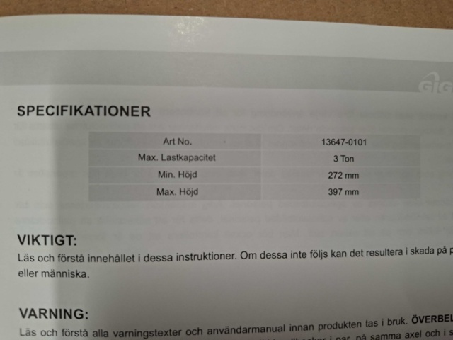 1544218-7 Pallbockar Gigant Aluminium 3,0ton