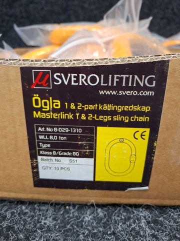 1545578-4 11 st Öglor SveroLifting WLL 8.0T