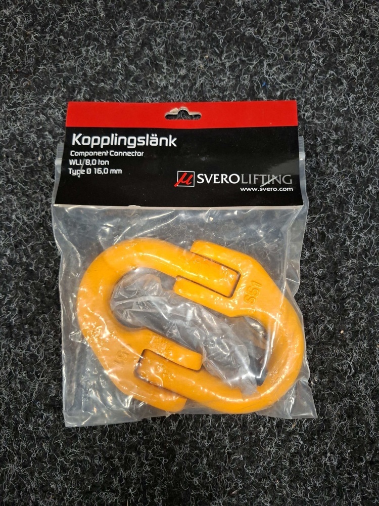 1545584-2 26 st Kopplingslänkar SveroLifting KL8 16mm