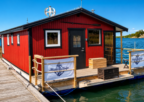 Image representing the auction - Sale of houseboat with sauna - Muskö Sealodge
