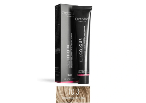 Hair dye 18 pcs - October Stockholm, Platinum Golden Blonde, 10.3