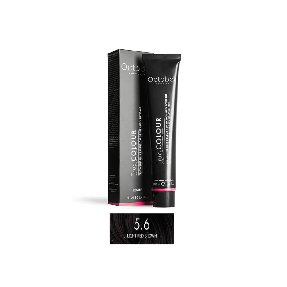 1543395-1 Hair dye 18 pcs - October Stockholm, Light Red Brown, 5.6