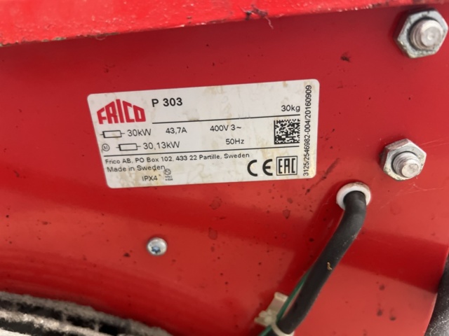 1546428-6 Fan heater Frico P 303, 30 kW