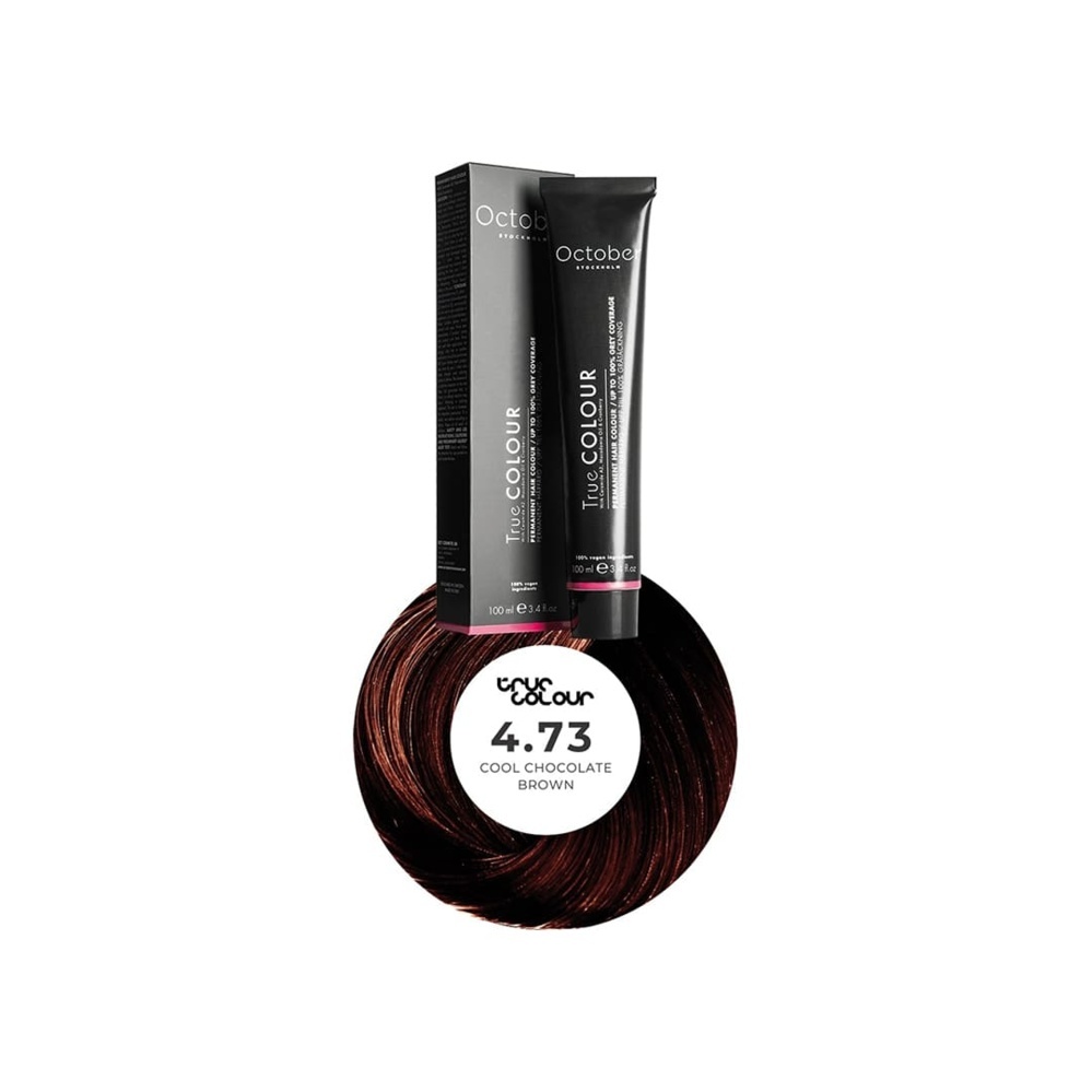 1547917-1 Hair dye 18 pcs - October Stockholm, Cool Chocolate Brown, 4.73