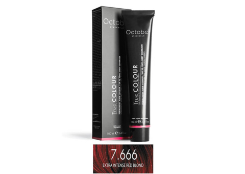 Hair dye 18 pcs - October Stockholm, Extra intense Red Blond, 7.666