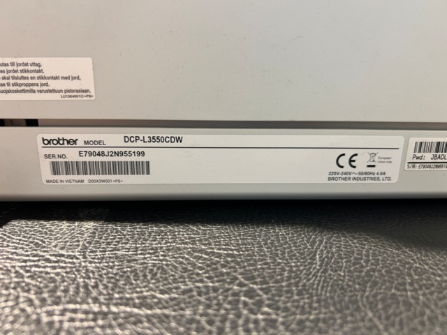 1504323-9 Brother DCP-L3550CDW skrivare