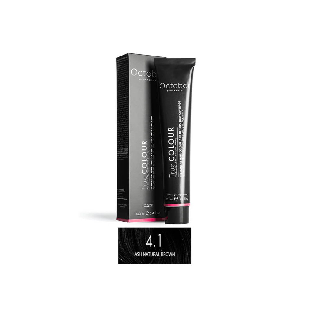 1548186-1 Hair dye 18 pcs - October Stockholm, Ash Natural Brown, 4.1