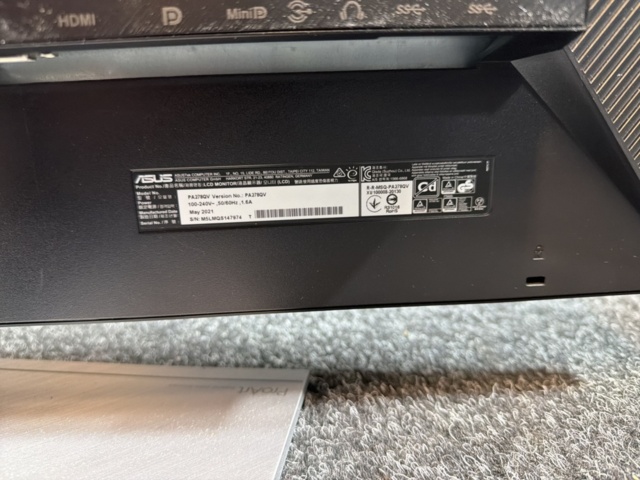 1516042-6 Bildskärmar 3 st - ASUS PA278QV