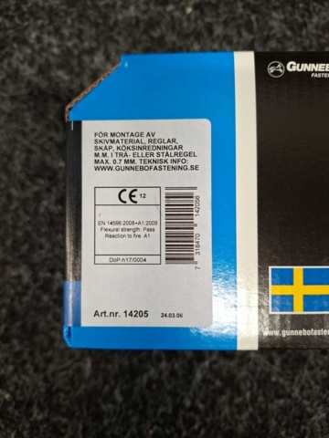 1549274-5 Ca 1460 st Montageskruv 4.2x32, 4.2x40 & 4.2x45mm, Gunnebo