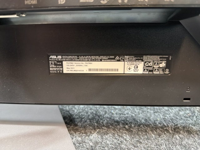 1516042-9 Bildskärmar 3 st - ASUS PA278QV