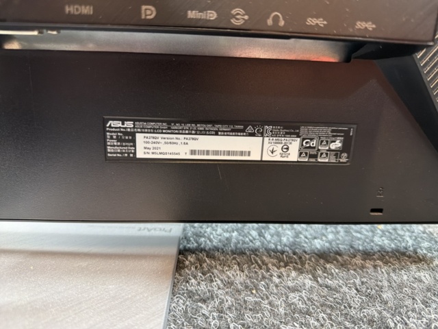 1516043-8 Bildskärmar 3 st - ASUS PA278QV