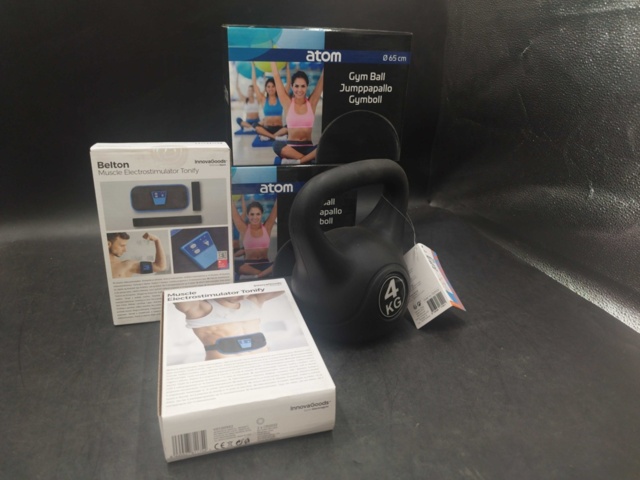 1544461-1 Training equipment - Atom, InnovaGoods, kettlebell 4 kg
