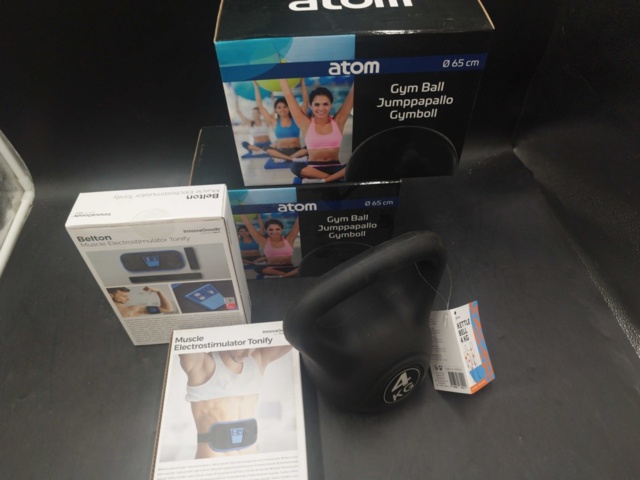 1544461-5 Training equipment - Atom, InnovaGoods, kettlebell 4 kg