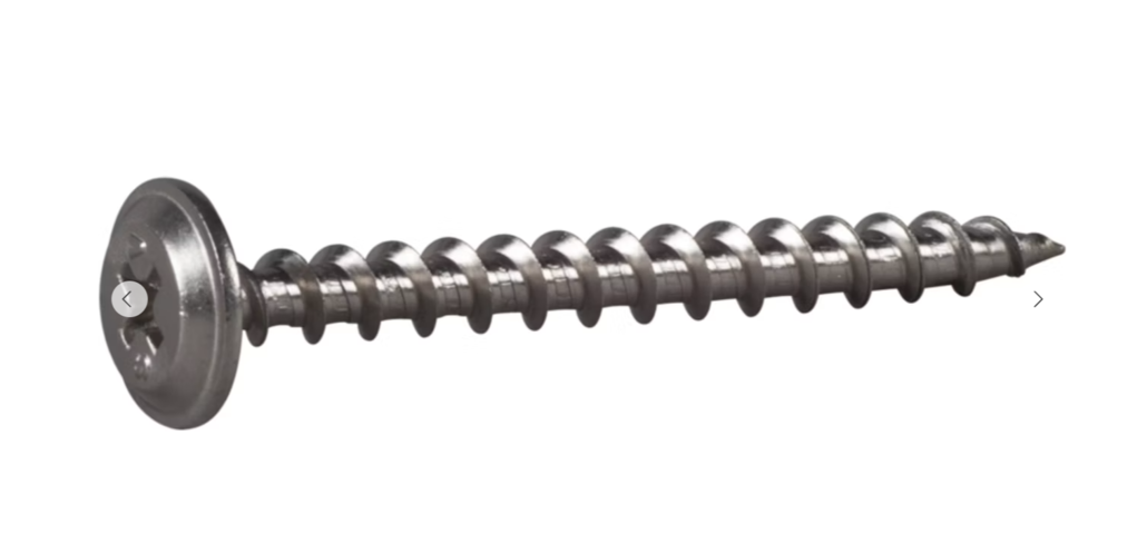1525093-1 Mounting screw 2 pcs 250-pack - ESSVE, A2, 4.2x45 mm