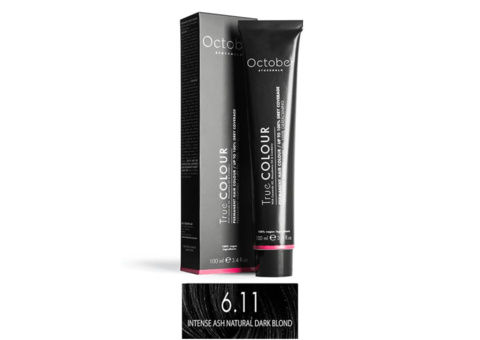 Hair dye 18 pcs - October Stockholm, Intense Ash Natural Dark Blond, 6.11