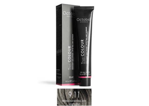 Hair color 18 pcs - October Stockholm, Intense Ash Natural Very Light Blonde, 9.11